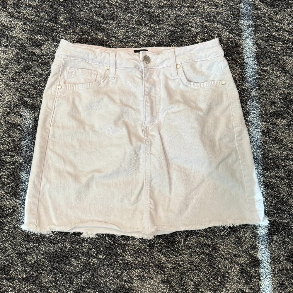 JustBlack Stretchy White Jean Skirt (XS)